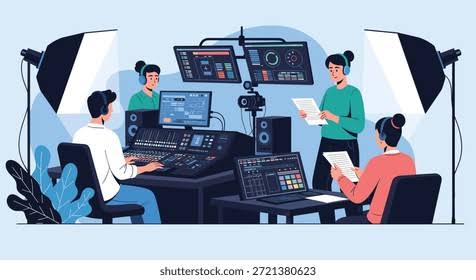 5 ribu Ilustrasi, Foto Stok, dan Gambar Sound video producing Tanpa Royalti  | Shutterstock